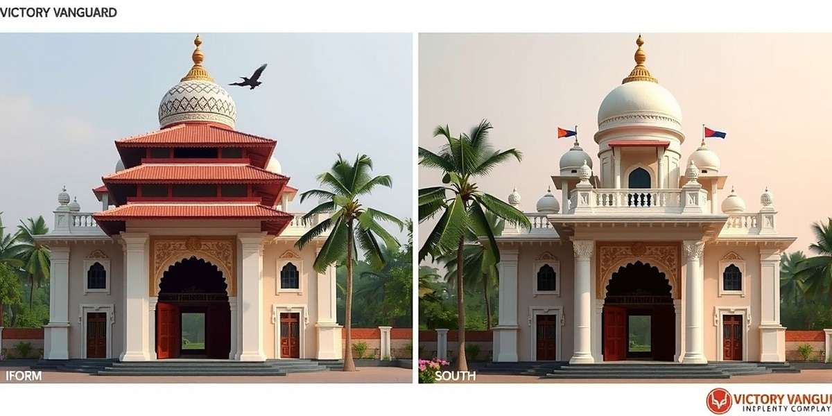 Victory Vanguard regional variations showing different architectural styles from North and South India