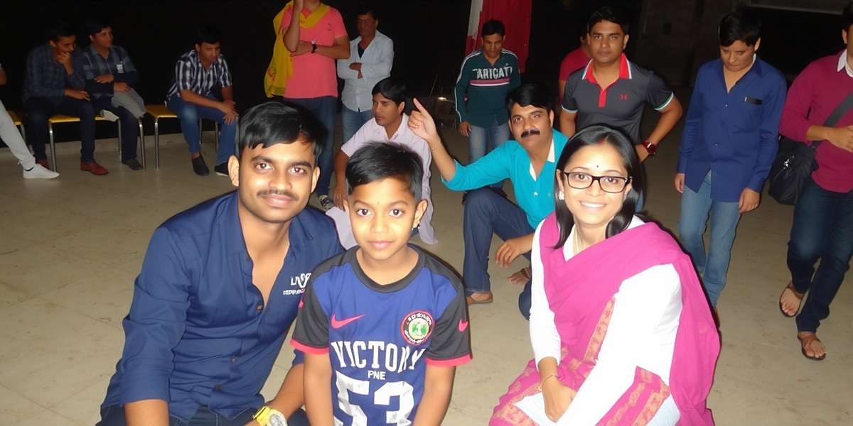 Victory Vanguard players at a community event in Delhi